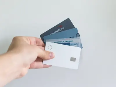 Corporate payment card illustrating virtual travel payments